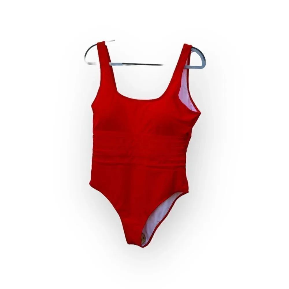 One Piece Red Bathing/Swimsuit, size L, New without tags